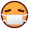 Face With Medical Mask emoji on Emojidex